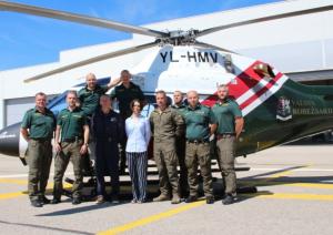 VRS Aviācijas pārvaldes piloti iegūst “Agusta 119 MKII” helikoptera tipa kvalifikāciju